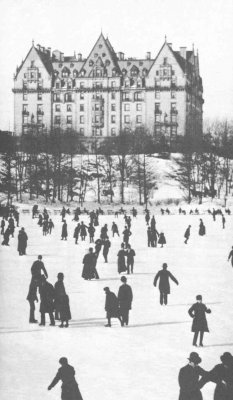 Skaters in Central Park with the Dakota Building looming in the background, 1890..jpg