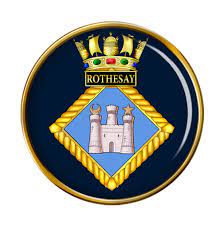 HMS Rothesay, Royal Navy Pin Badge | eBay