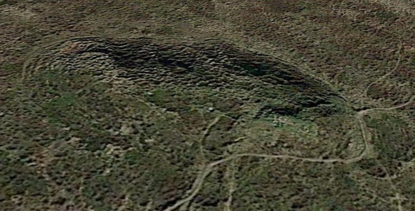 Ilkley moor alien possible location - zoomed in